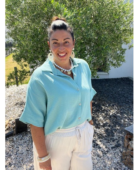CHEMISE JONAEL - VERT D'EAU