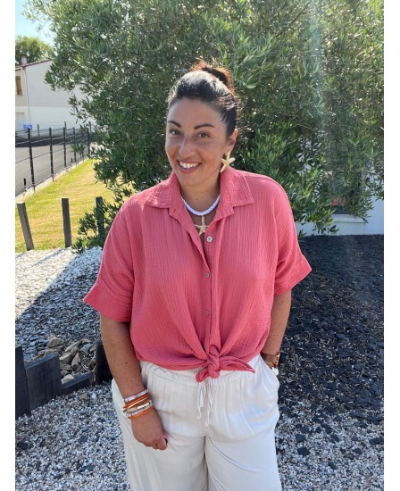 CHEMISE JONAEL - ROSE MARSALA