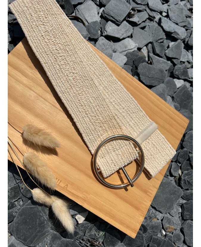 CEINTURE KERA - ÉCRU