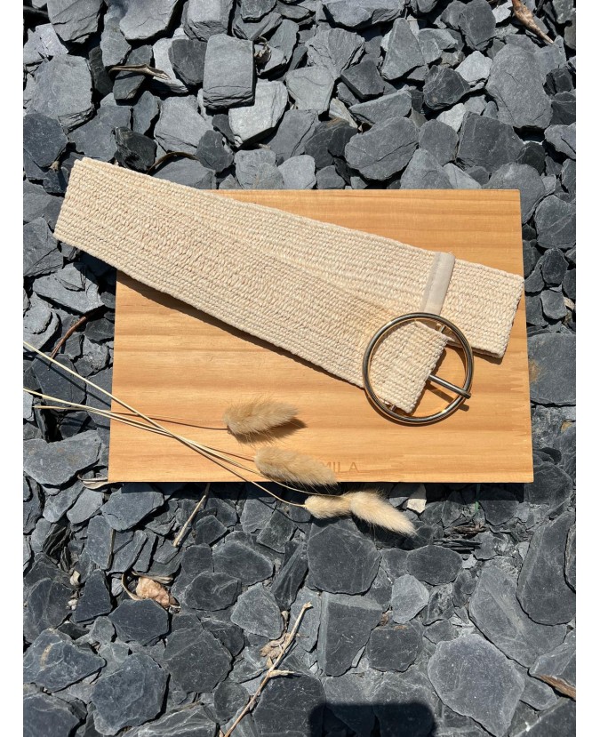 CEINTURE KERA - ÉCRU