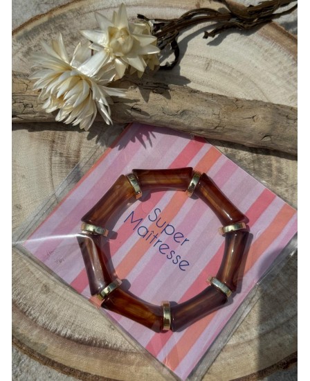 BRACELET MAITRESSE - CAMEL