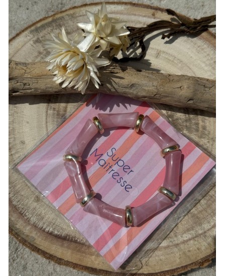 BRACELET MAITRESSE - ROSE