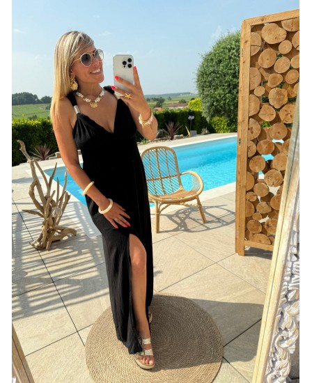 ROBE MARILOU - NOIR