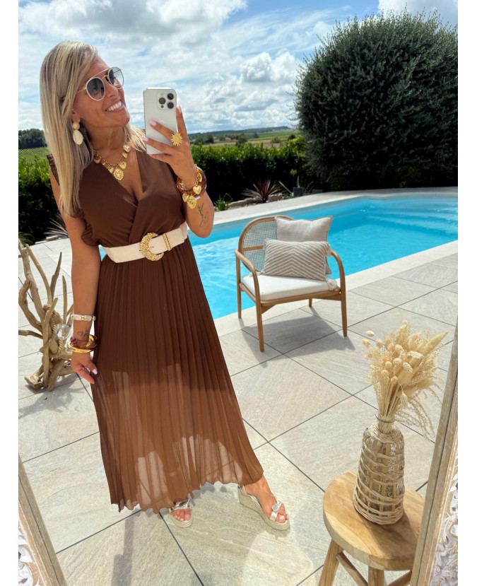 ROBE WILLOW - CHOCOLAT