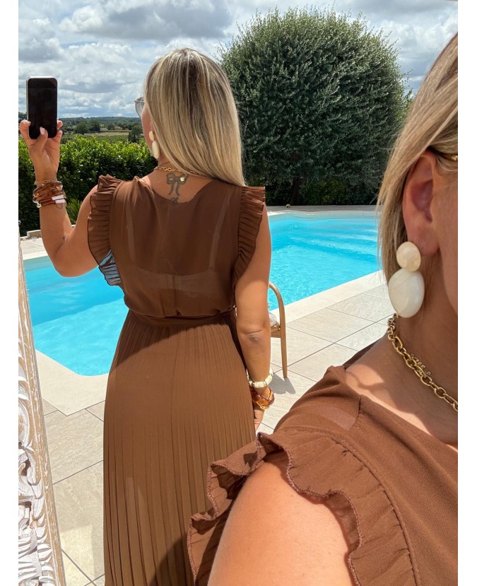 ROBE WILLOW - CHOCOLAT