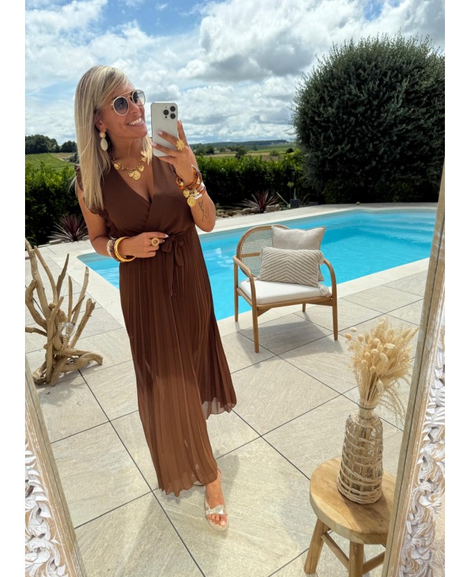 ROBE WILLOW - CHOCOLAT