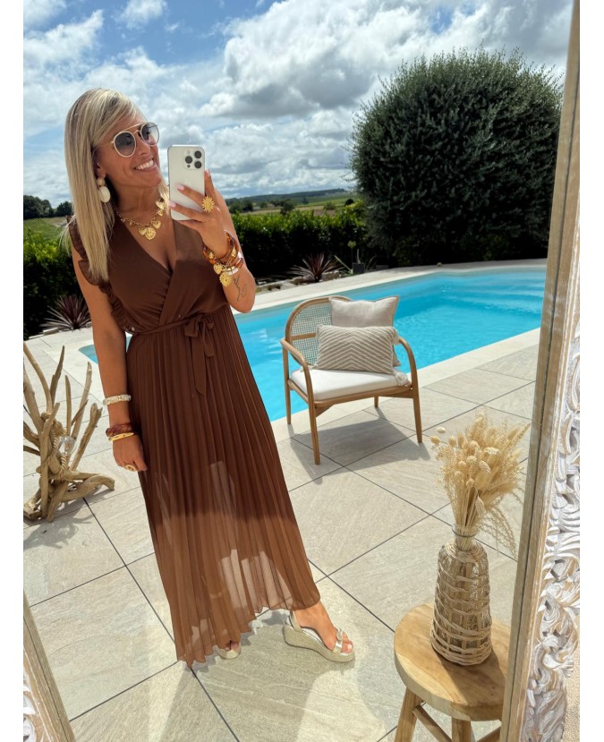 ROBE WILLOW - CHOCOLAT