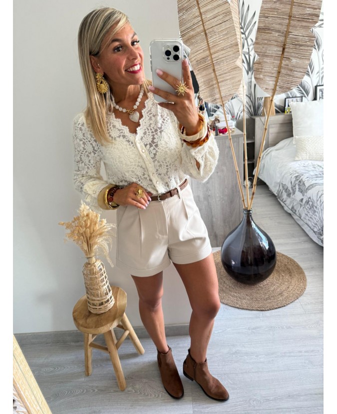 SHORT LAETITIA - BEIGE