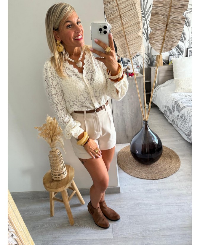 SHORT LAETITIA - BEIGE