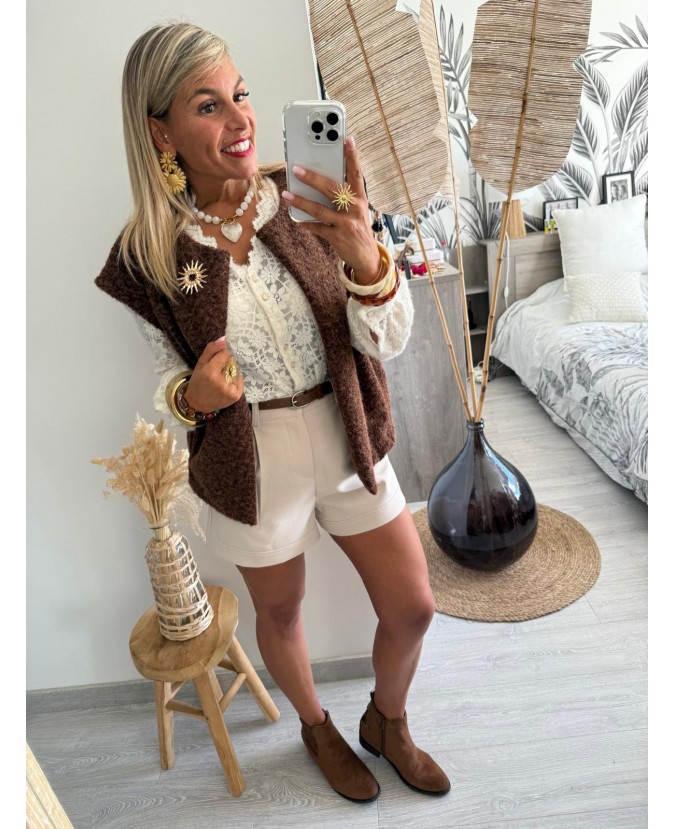 SHORT LAETITIA - BEIGE