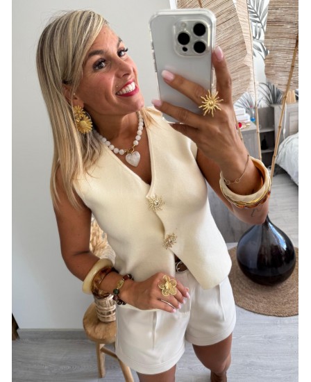 TOP LISANNE - BEIGE