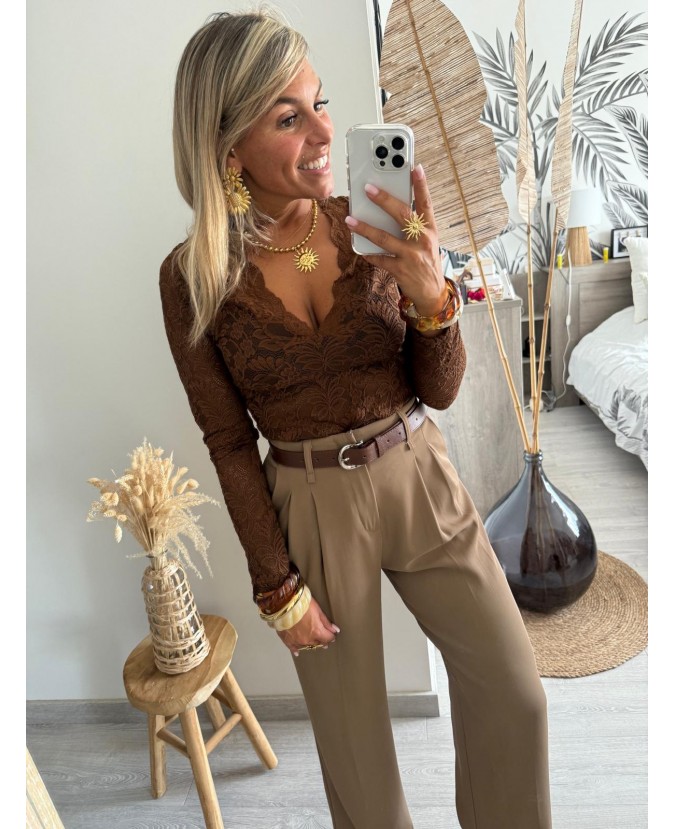 PANTALON MIKI - TAUPE