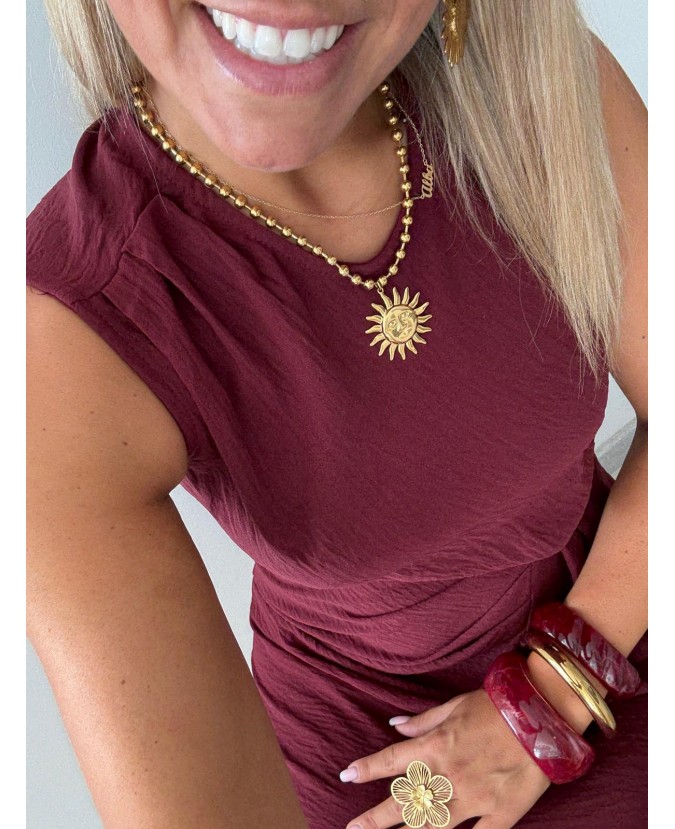 ROBE NEVA - BORDEAUX