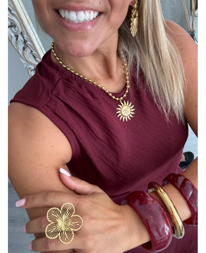 ROBE NEVA - BORDEAUX