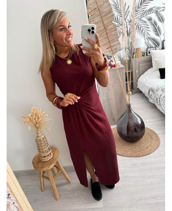 ROBE NEVA - BORDEAUX