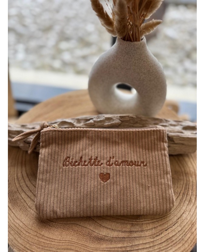 POCHETTE BICHETTE D'AMOUR - BEIGE