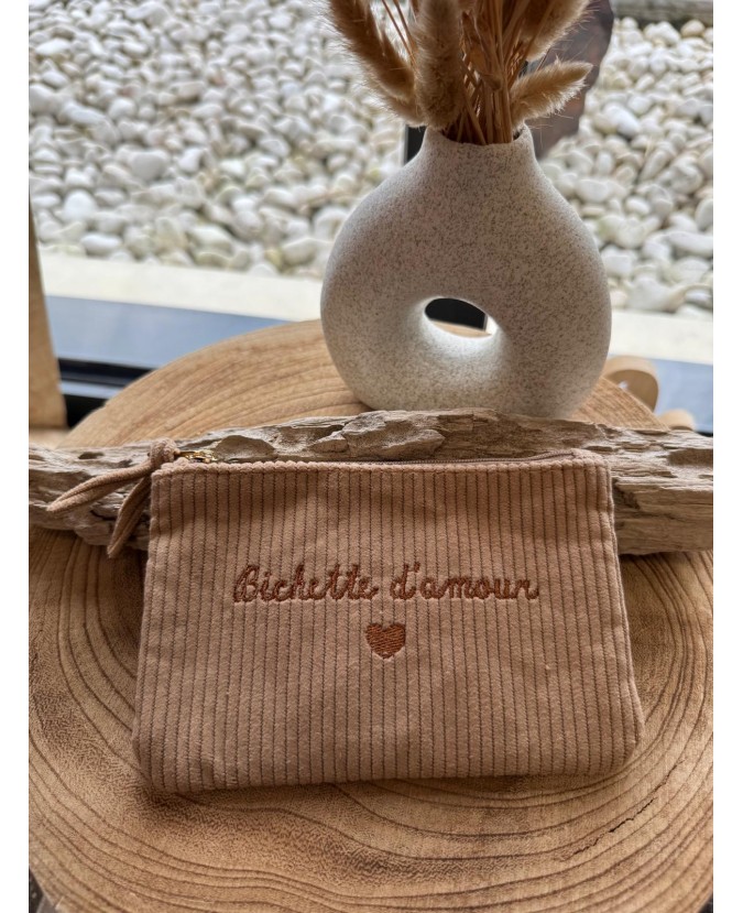 POCHETTE BICHETTE D'AMOUR - BEIGE