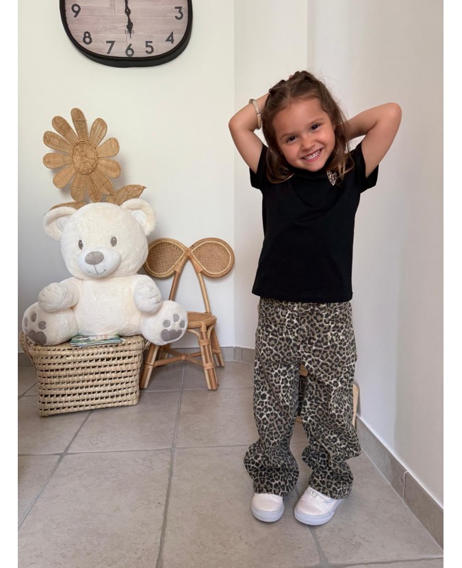 TEE SHIRT DÉSIRÉ ENFANT - NOIR