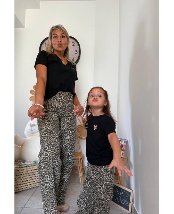 TEE SHIRT DÉSIRÉ ENFANT - NOIR