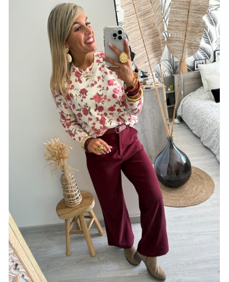 PANTALON ANIS - BORDEAUX