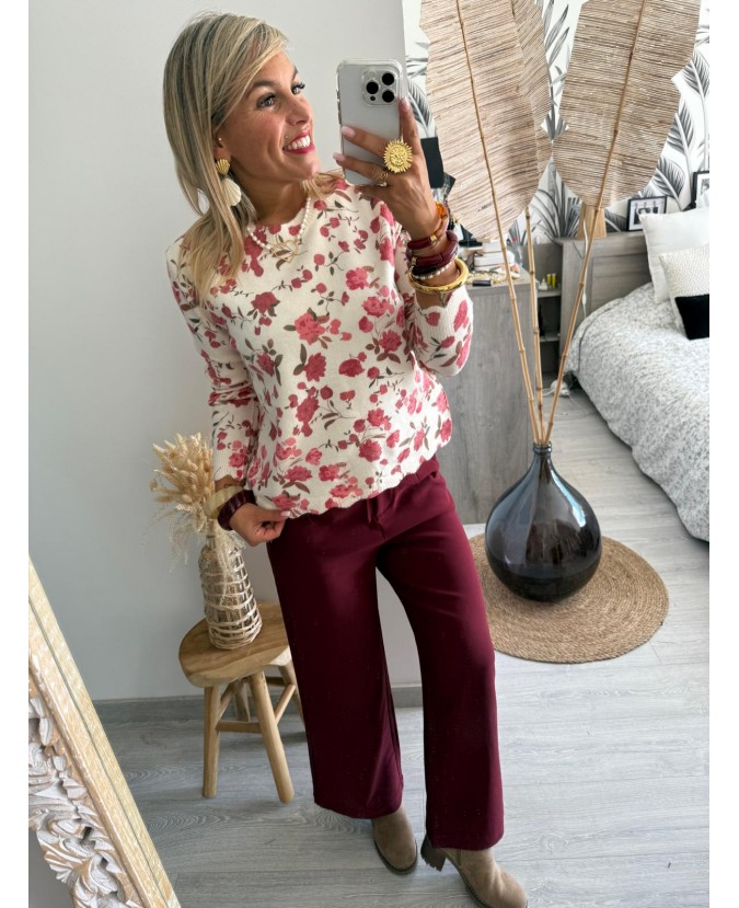 PANTALON ANIS - BORDEAUX