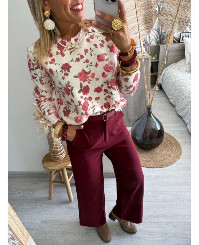 PANTALON ANIS - BORDEAUX