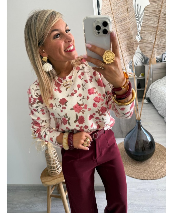 PANTALON ANIS - BORDEAUX