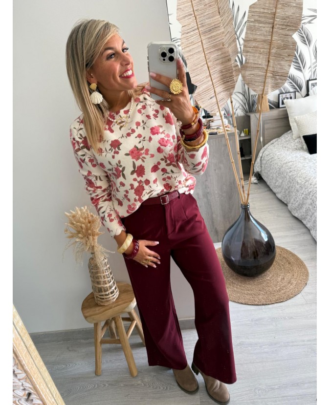 PANTALON ANIS - BORDEAUX