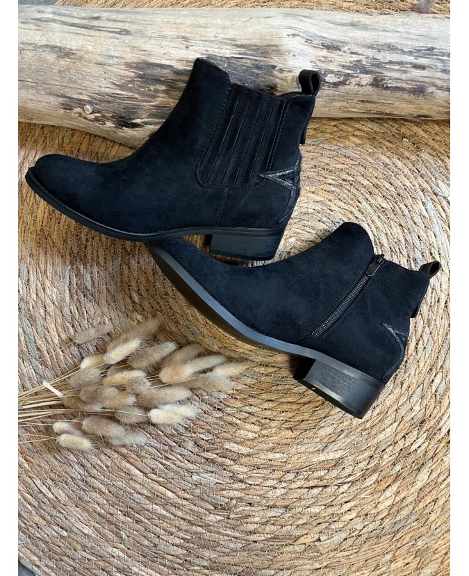 BOTTINES JADE - NOIR