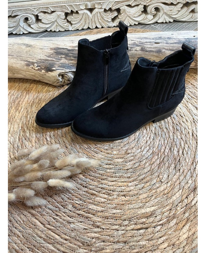 BOTTINES JADE - NOIR