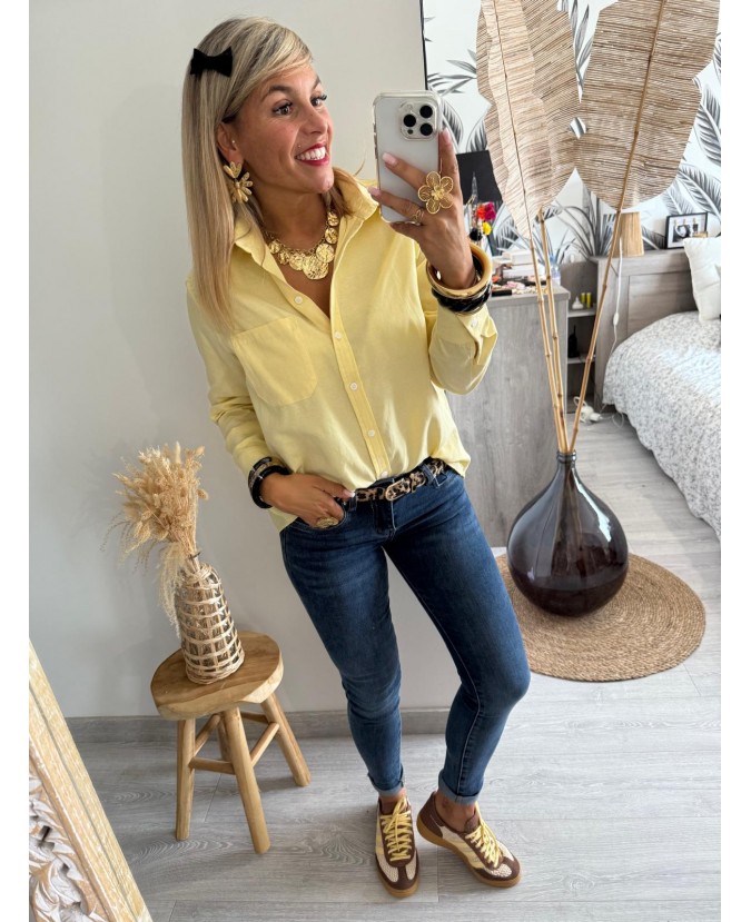 CHEMISE CASSIUS - JAUNE