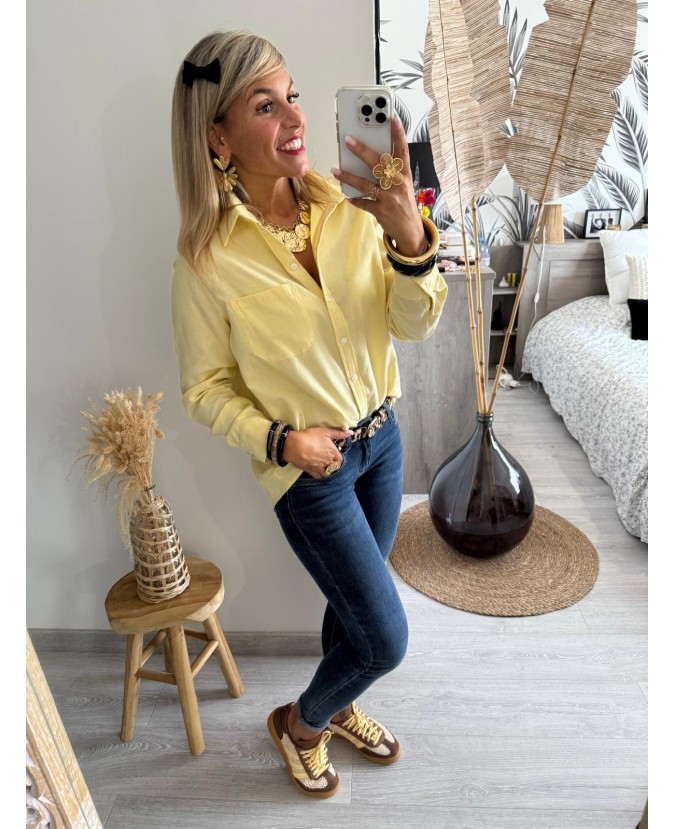 CHEMISE CASSIUS - JAUNE