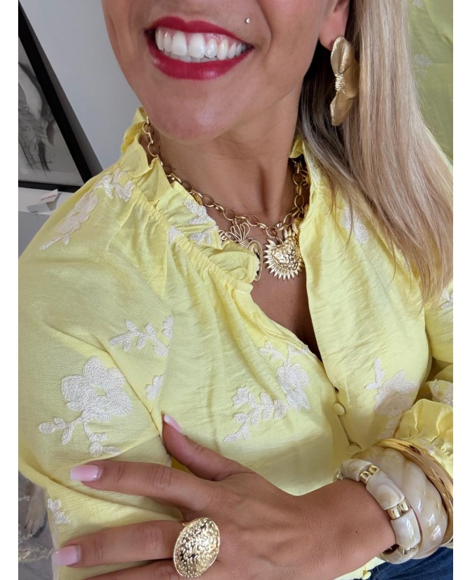 CHEMISE AYANA - JAUNE