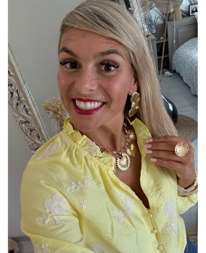 CHEMISE AYANA - JAUNE