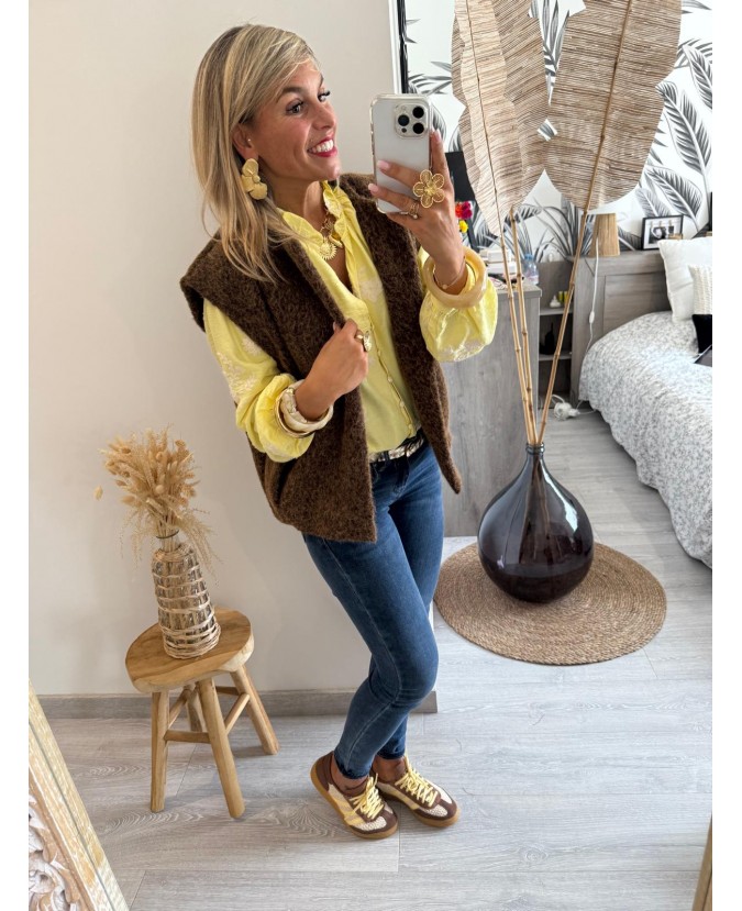 CHEMISE AYANA - JAUNE