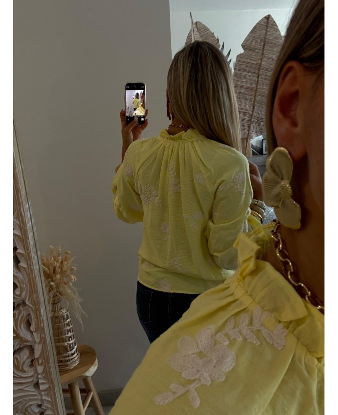 CHEMISE AYANA - JAUNE