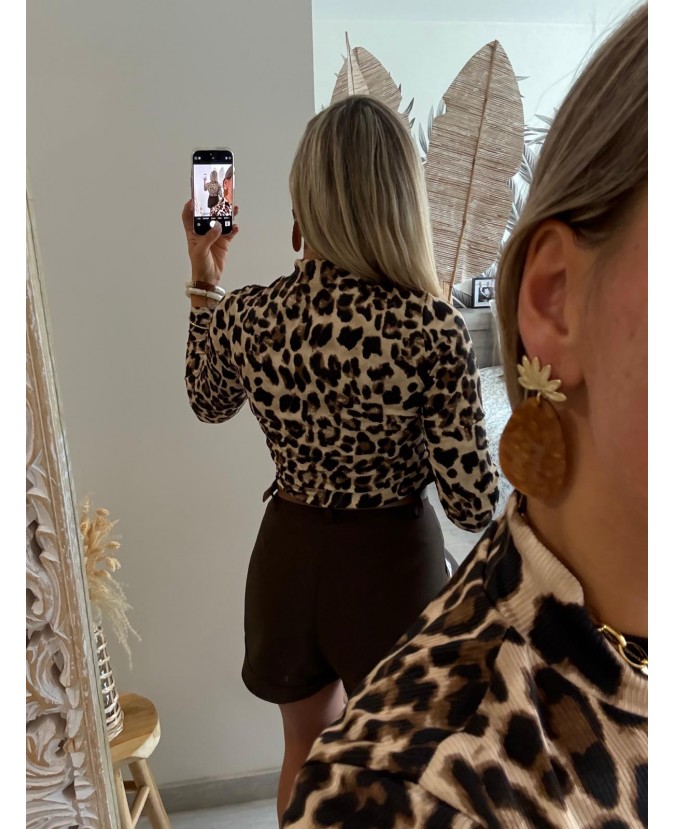 SHORT LAETITIA - MARRON