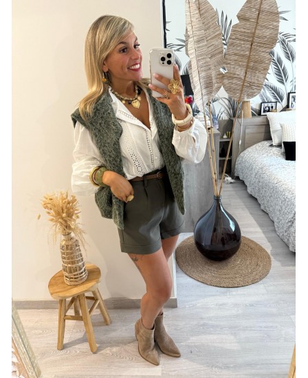 SHORT LAETITIA - KAKI