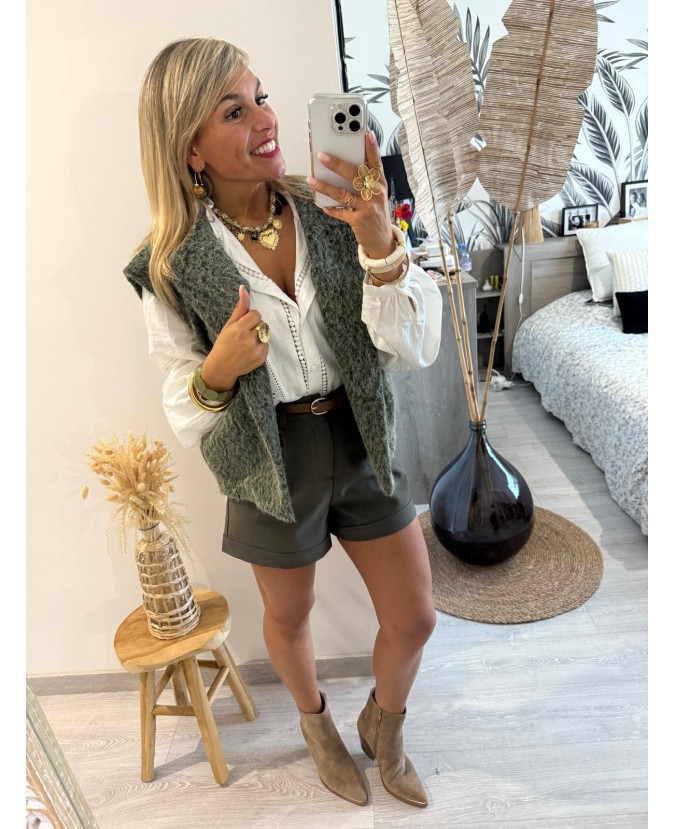 SHORT LAETITIA - KAKI