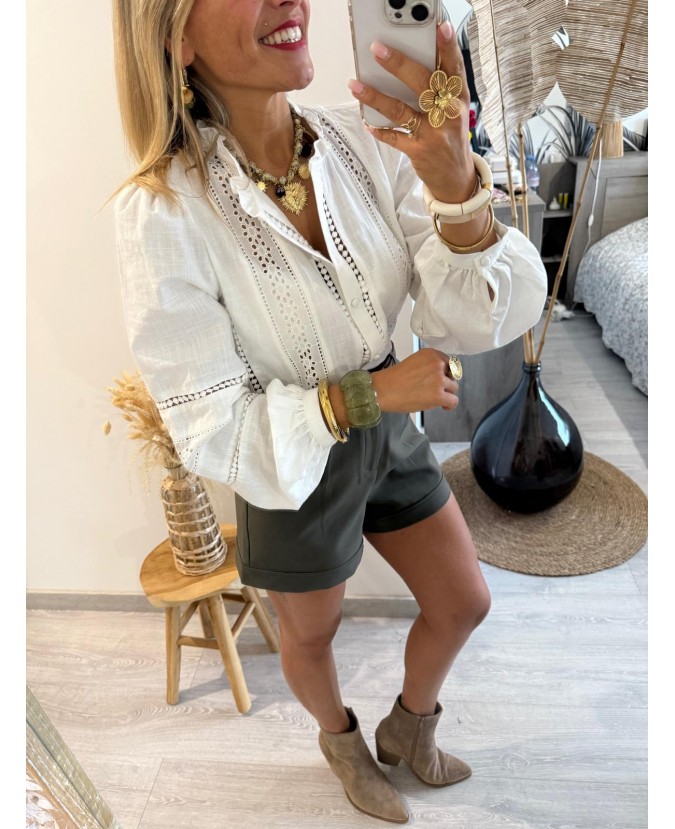 SHORT LAETITIA - KAKI