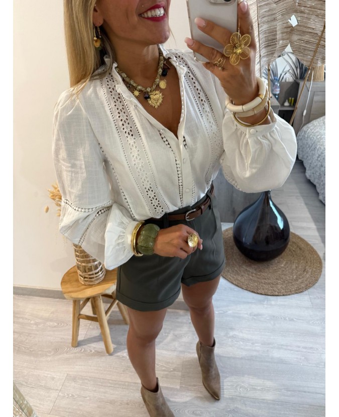 SHORT LAETITIA - KAKI