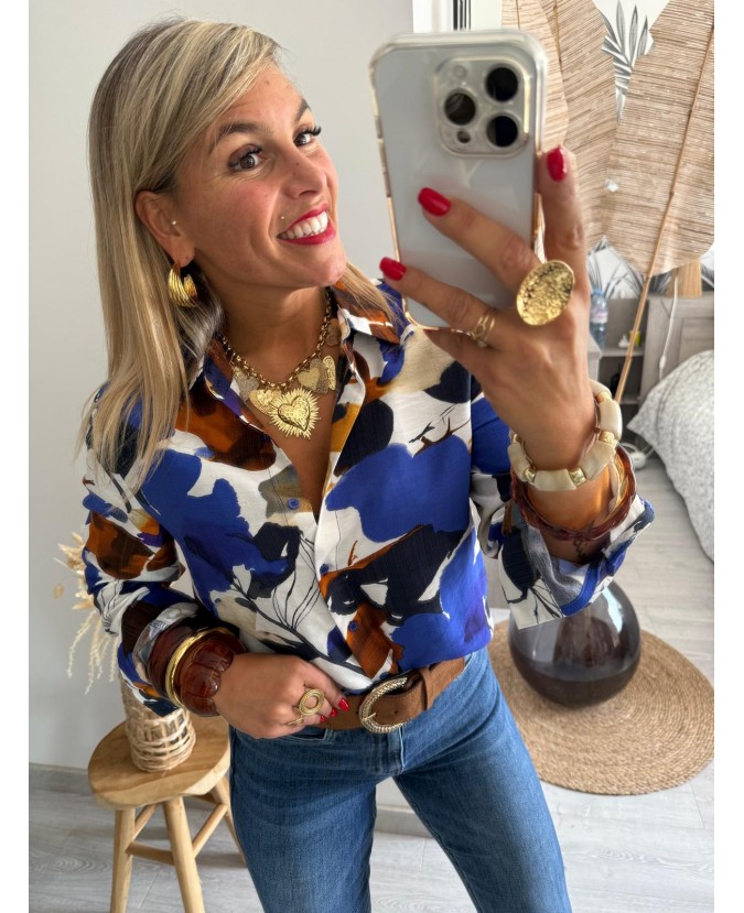 CHEMISE DORIS - BLEU