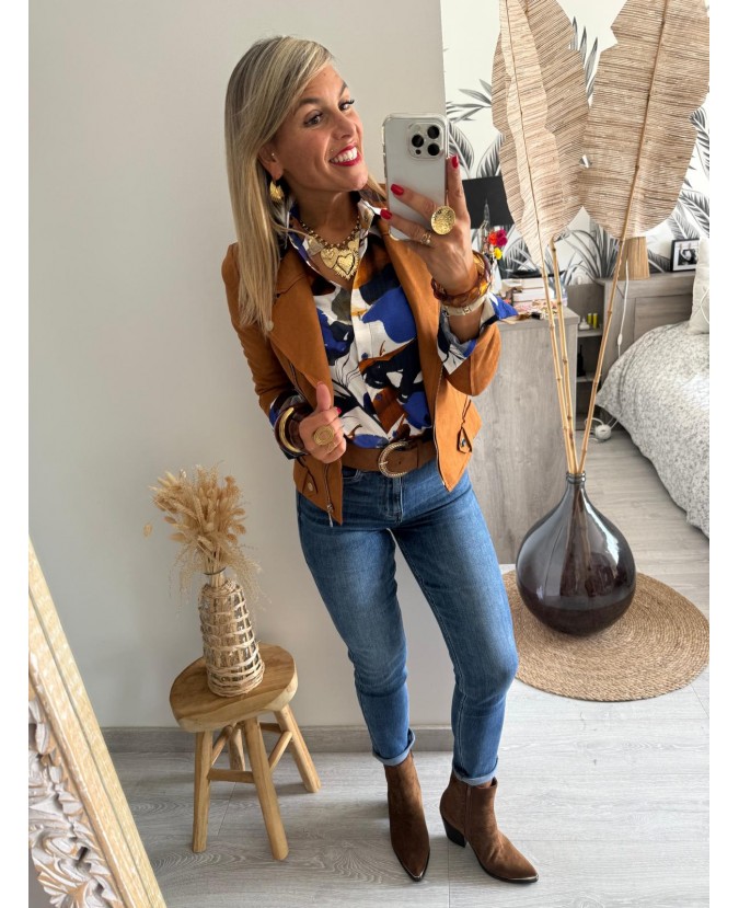 CHEMISE DORIS - BLEU