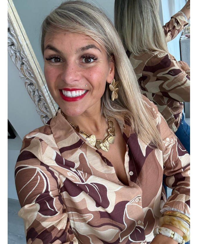 CHEMISE DORIS - CAMEL