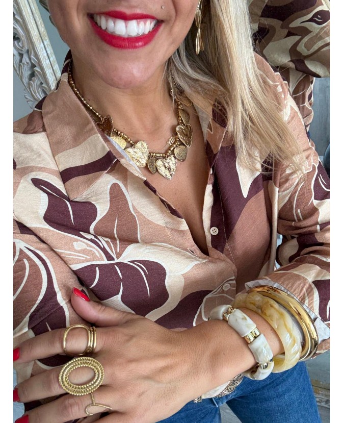 CHEMISE DORIS - CAMEL