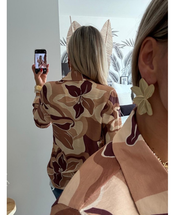 CHEMISE DORIS - CAMEL