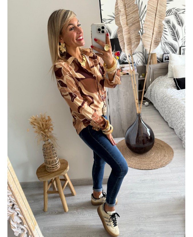 CHEMISE DORIS - CAMEL