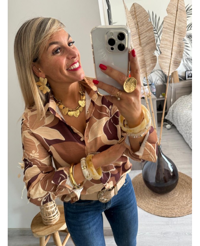 CHEMISE DORIS - CAMEL