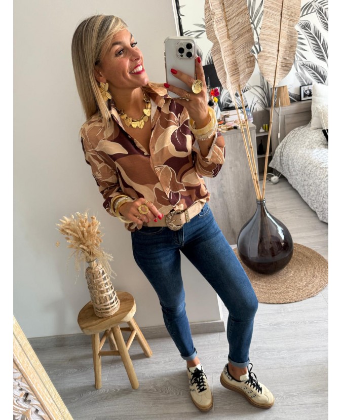 CHEMISE DORIS - CAMEL