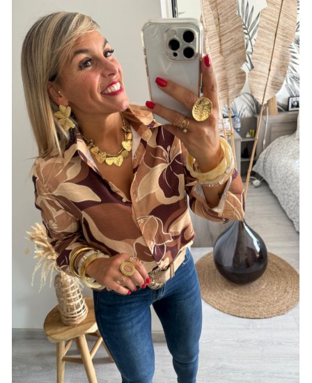 CHEMISE DORIS - CAMEL